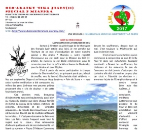 Bulletin de liaison n°11 - Archidiocèse d'Antsiranana