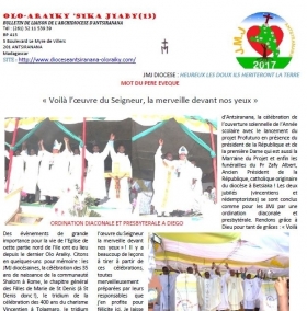Bulletin de liaison n°13 - Archidiocèse d'Antsiranana