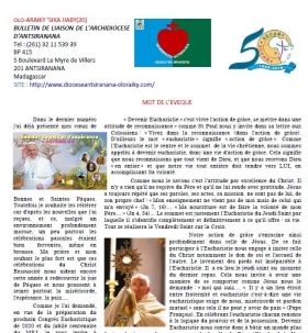 Bulletin de liaison N°20 - Archidiocèse d'Antsiranana